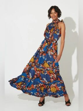 CLEOBELLA camille maxi dress in Sakura blue